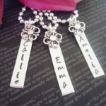 Three Personalized Flower ..